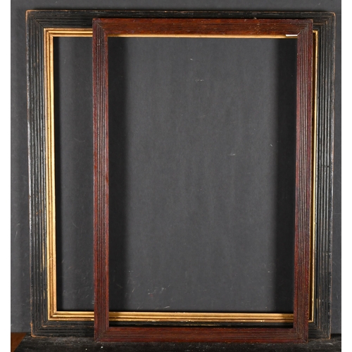 481 - Early 20th Century English School. A Darkwood Frame, with a gilt slip, rebate 19