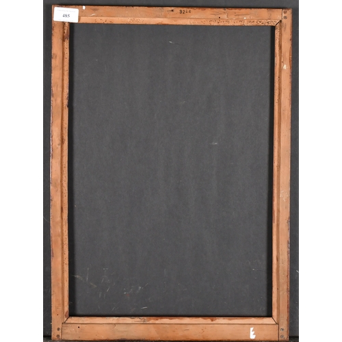 485 - 19th Century French School. A Wooden Frame, with a deeper bottom edge, rebate 18.75