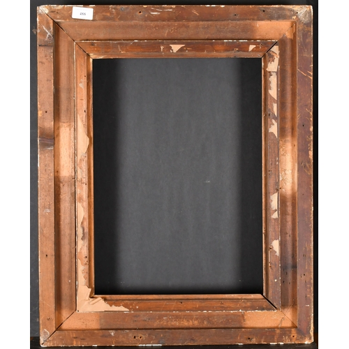 488 - 19th Century English School. A Painted Composition Frame, rebate 18.5