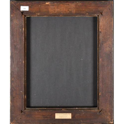 491 - 20th Century English School. A Roley Gilt Composition Frame, rebate 18.25