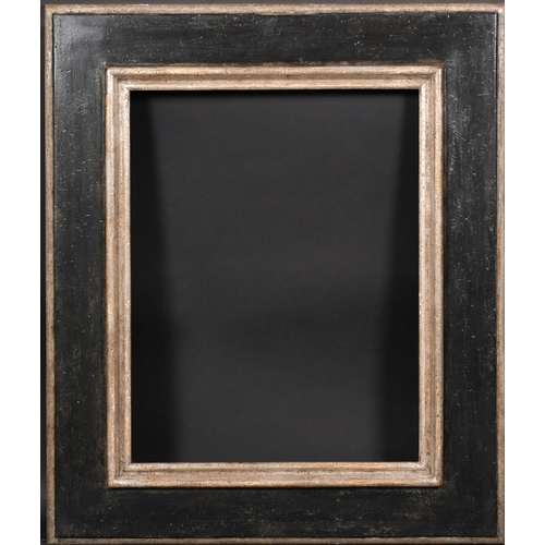 493 - 20th-21st Century English School. A Black and Silver Composition Frame, rebate 18.25