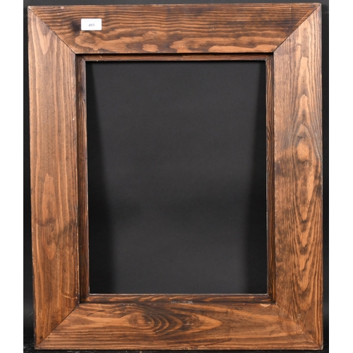 493 - 20th-21st Century English School. A Black and Silver Composition Frame, rebate 18.25