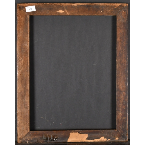 496 - 19th Century English School. A Darkwood Frame, sight size 18.25