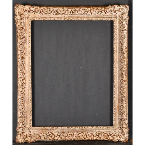 501 - 20th Century English School. A Gilt and Painted Composition Frame, with swept corners, rebate 18