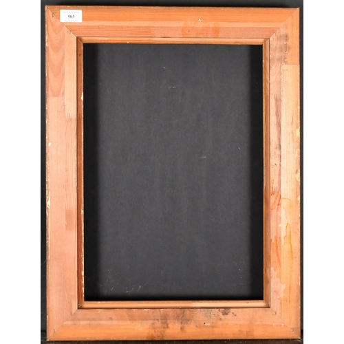 503 - 20th Century European School. A Gilt Composition Frame, rebate 18