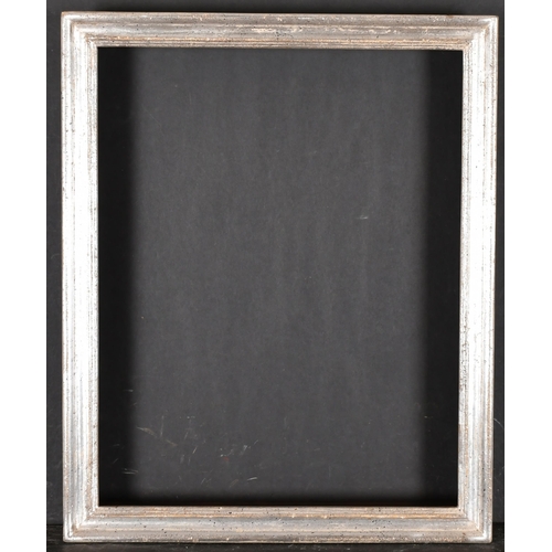 505 - 20th-21st Century English School. A Silver Composition Frame, with black outer edging, rebate 17.75