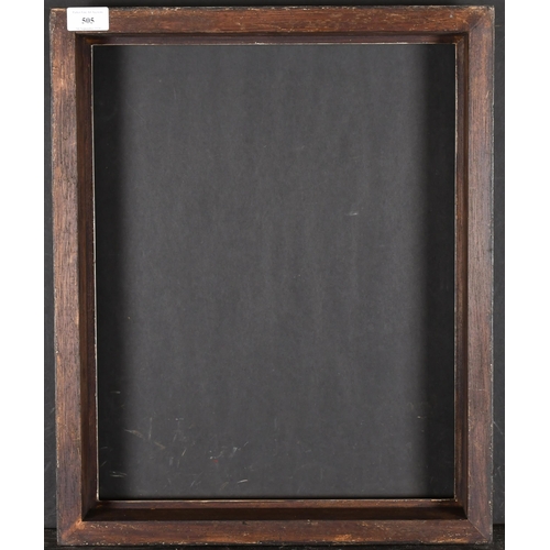 505 - 20th-21st Century English School. A Silver Composition Frame, with black outer edging, rebate 17.75