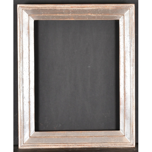 508 - 20th-21st Century English School. A Silver Composition Frame, with black outer edging rebate 17.5