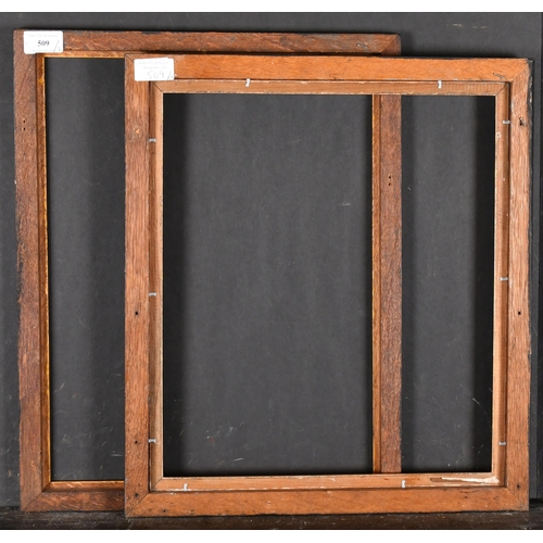 509 - Early 20th Century English School. A Darkwood Frame, with gilt inner edge, rebate 17.25