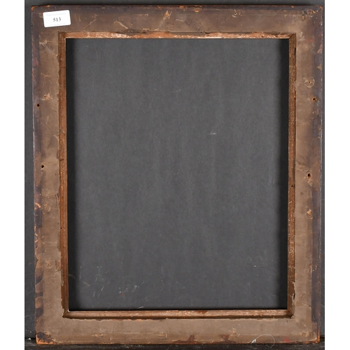 513 - 19th Century English School. A Bird's Eye Maple Frame, with a gilt slip, rebate 16.5