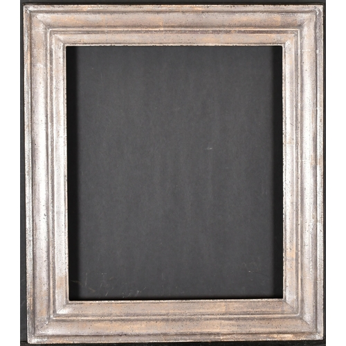 514 - 20th-21st Century English School. A Silver Composition Frame, with black outer edging, rebate 16.25