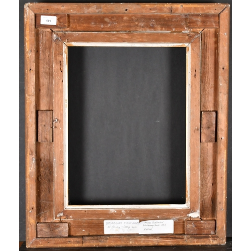 519 - 19th Century English School. A Gilt Composition Frame, with swept centres and corners, rebate 16