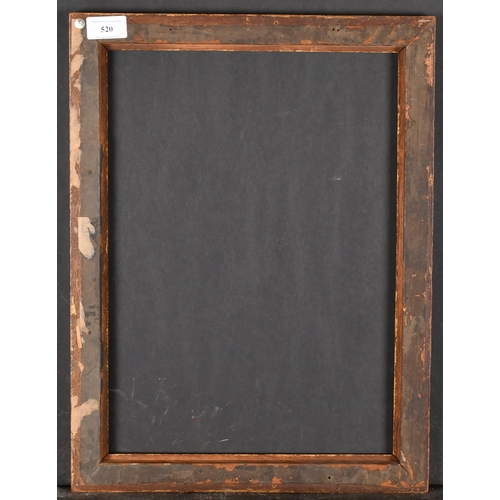 520 - Late 19th Century English School. A Gilt Composition Frame, rebate 16