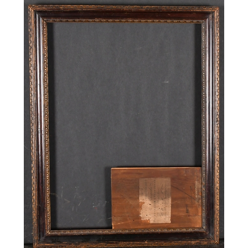 522 - 18th Century English School. A Darkwood Frame, with gilt inner and outer edging, rebate 15.75