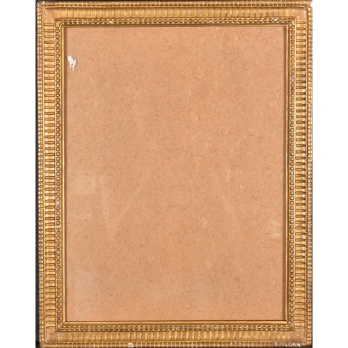 530 - Late 18th Century English School. A Neoclassical Carved Giltwood Frame, with inset glass, rebate 14.... 