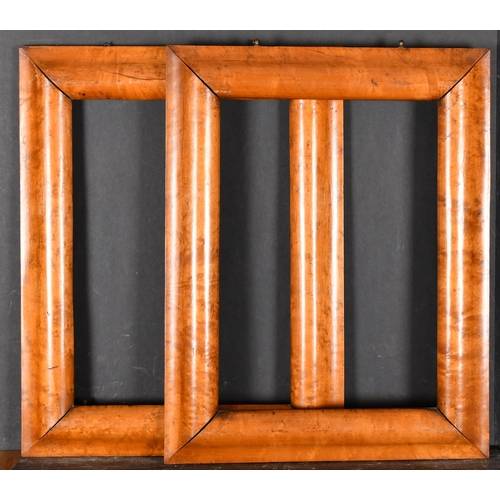 541 - 19th Century English School. A Pair of Maple Frames, rebate 14.25