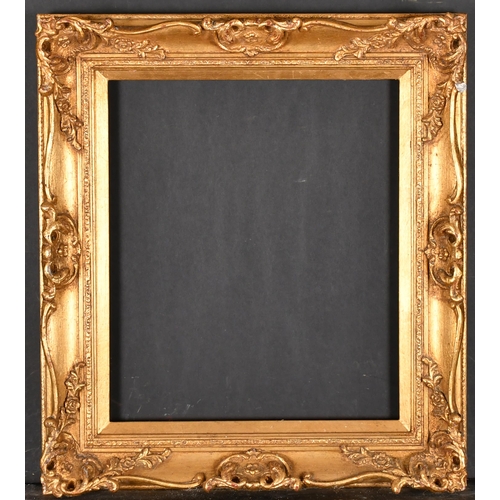 542 - 20th Century English School. A Gilt Composition Frame, with swept and pierced centres and corners, r... 