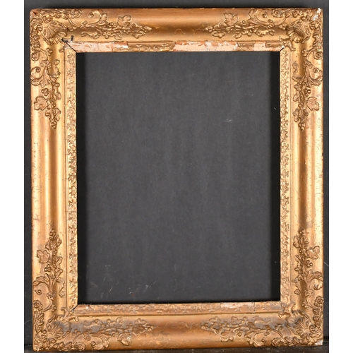 543 - 19th Century English School. A Gilt Composition Frame, with swept corners, rebate 14