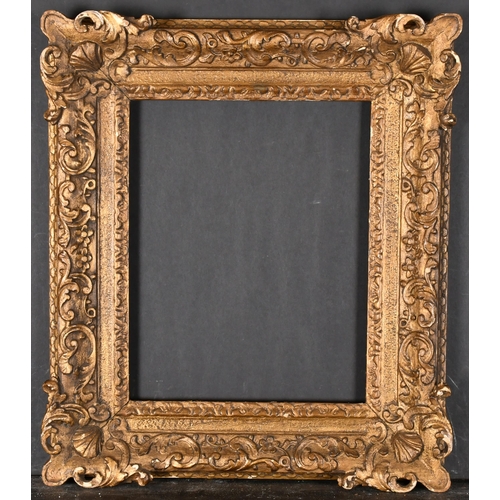 545 - Late 18th Century English School. A Carved Giltwood Frame, with swept and pierced corners, rebate 14... 