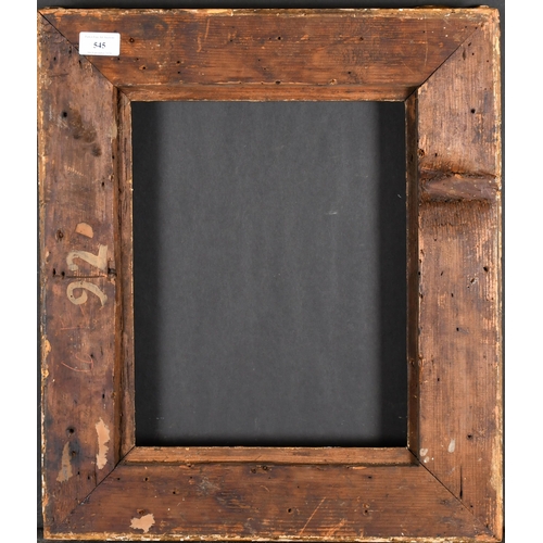 545 - Late 18th Century English School. A Carved Giltwood Frame, with swept and pierced corners, rebate 14... 