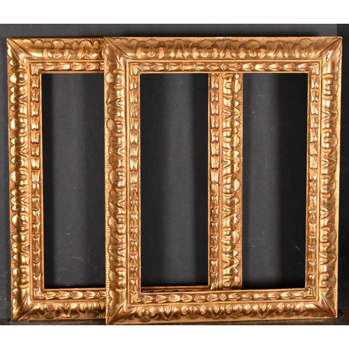 546 - 19th Century French School. A Pair of Gilt Composition Frames, rebate 14