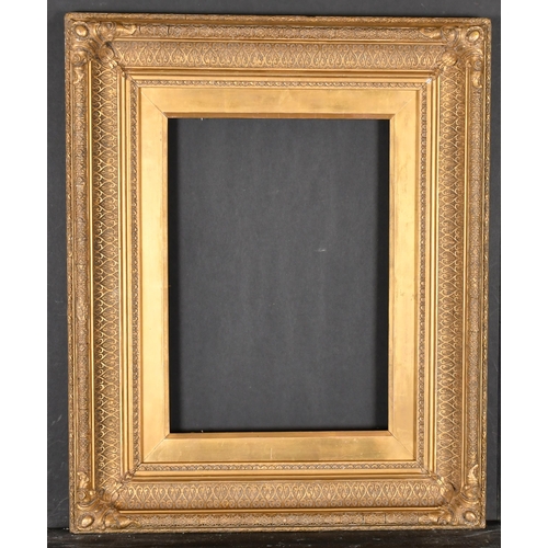 547 - 19th Century English School. A Gilt Composition Frame, rebate 14