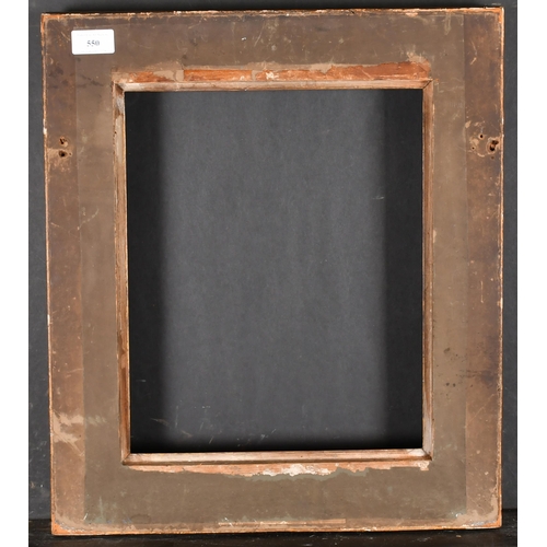 550 - Early 19th Century English School. A Hollow Gilt Composition Frame, rebate 13.75