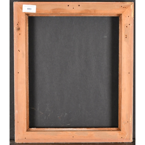 553 - 19th Century English School. A Gilt Composition Frame, rebate 13.25