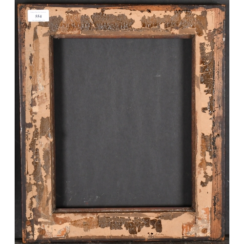 554 - 19th Century English School. A Darkwood Frame, rebate 13