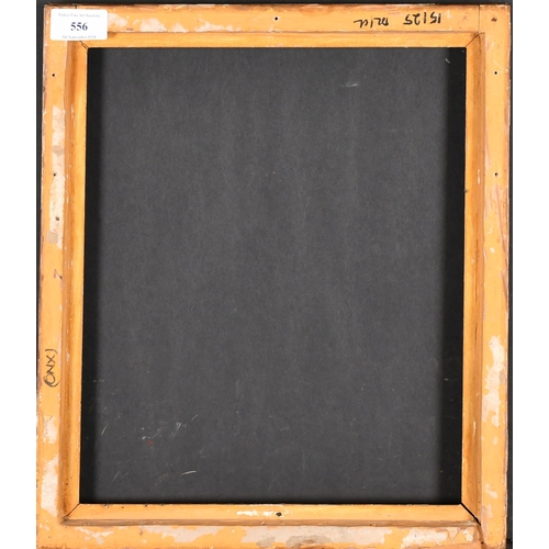 556 - Late 18th Century English School. A Carved Giltwood Frame, rebate 12.75