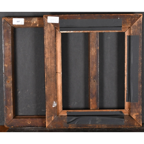 557 - 19th Century English School. A Darkwood Frame, rebate 12.5