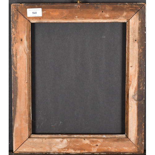 560 - Early 19th Century English School. A Black Frame, with painted inner and outer edges, rebate 12.25