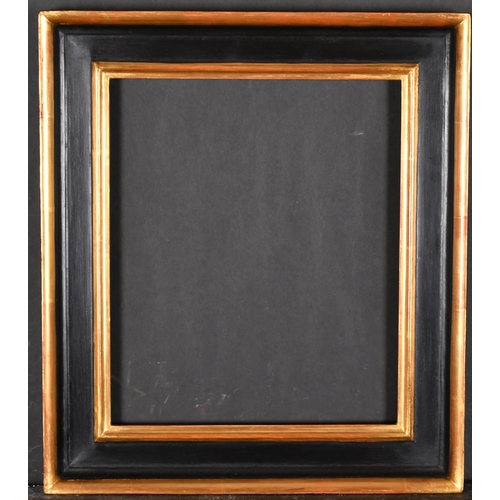 561 - 20th-21st Century English School. A Gilt and Black Painted Composition Frame, rebate 12.25