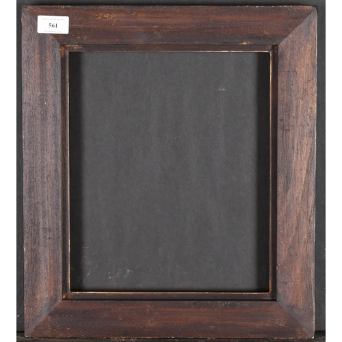 561 - 20th-21st Century English School. A Gilt and Black Painted Composition Frame, rebate 12.25