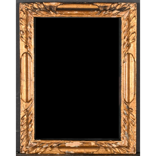 563 - Late 17th Century English School. A Carved Giltwood Lely Panel Frame, with inset glass, rebate 12.25... 