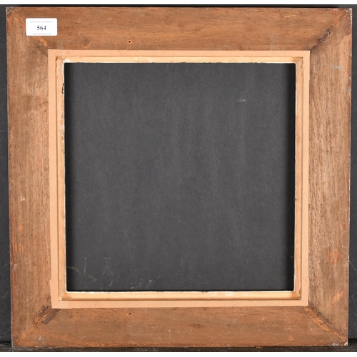 564 - 20th-21st Century English School. A Silver and Black Painted Composition Frame, rebate 12