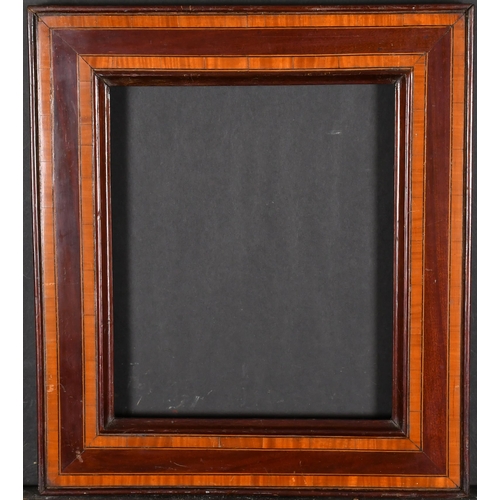 568 - 19th Century English School. An Inlaid Wooden Frame, rebate 12