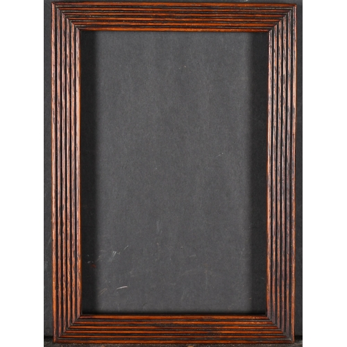 578 - Late 19th Century English School. A Darkwood Ribbed Frame, rebate 10.5