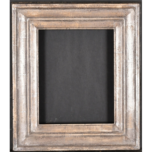 584 - 20th-21st Century English School. A Silver Composition Frame, with black outer edging, rebate 9.75