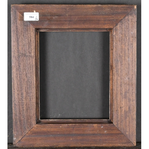 584 - 20th-21st Century English School. A Silver Composition Frame, with black outer edging, rebate 9.75