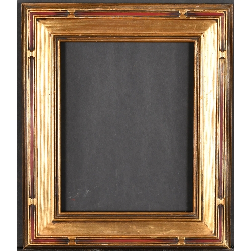 585 - Early 20th Century American School. A Gilt and Painted Composition Frame, rebate 9.5