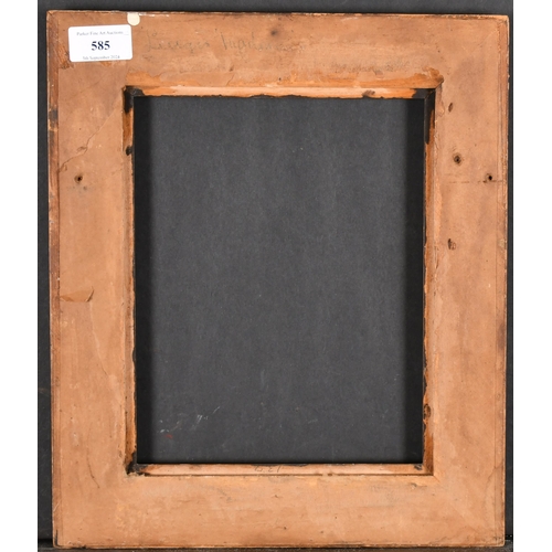 585 - Early 20th Century American School. A Gilt and Painted Composition Frame, rebate 9.5