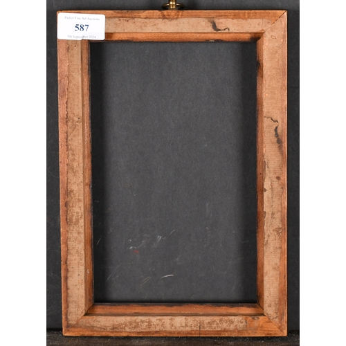 587 - Early 19th Century English School. A Darkwood Frame, rebate 9