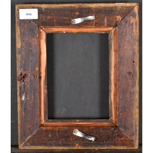 590 - 18th Century English School. A Carved Giltwood Frame, rebate 8