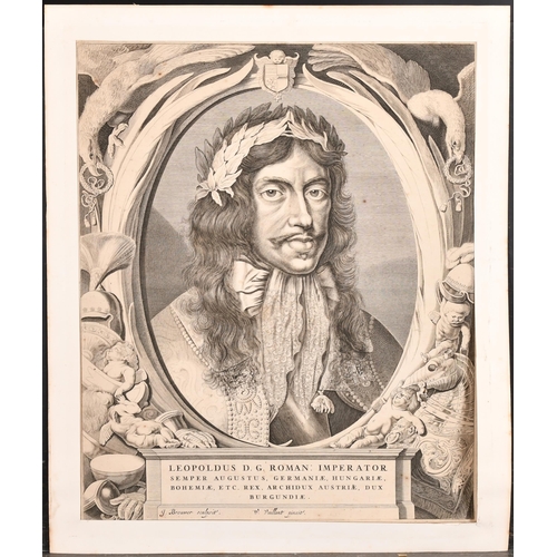 6 - After Pieter van Sompel (1600-1643) Flemish. Ferdinandus III, Engraving, unframed 17.25