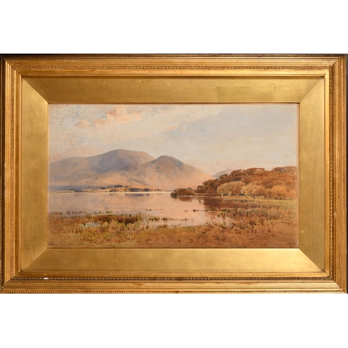 85 - Frederick Tucker (act.1860-1935) British. A Mountainous River Landscape, Watercolour, Signed, and in... 