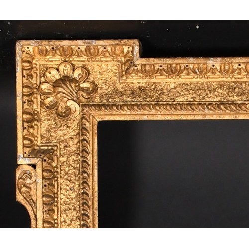 377 - 18th Century English School. A Fine Carved Giltwood Kent Frame, with extended corners, rebate 30