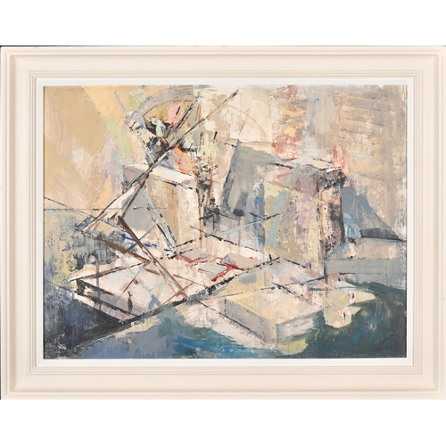 271 - 20th Century European School. An Abstract, Oil on board, 18