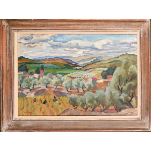 279 - Maurice Tisseyre (1920-2017) French. 'Estagel in Prades' (France), Oil on panel, Signed, and inscrib... 