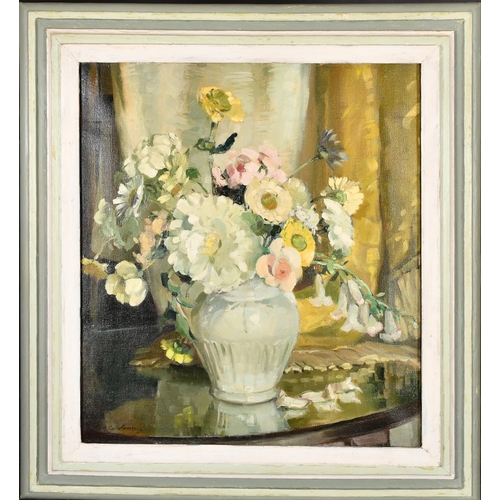 294 - Colin Cairness Clinton Campbell (1894-1970) British. Still Life of Flowers in a Vase, Oil on canvas,... 